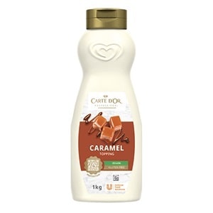 Carte d'Or Sirope de Caramelo sin gluten botella 1L - El Sirope de Caramelo y todos los Siropes Carte d’Or Profesional son los preferidos por los chefs, debido a que están diseñados con colores y sabores para seducir con tus postres.