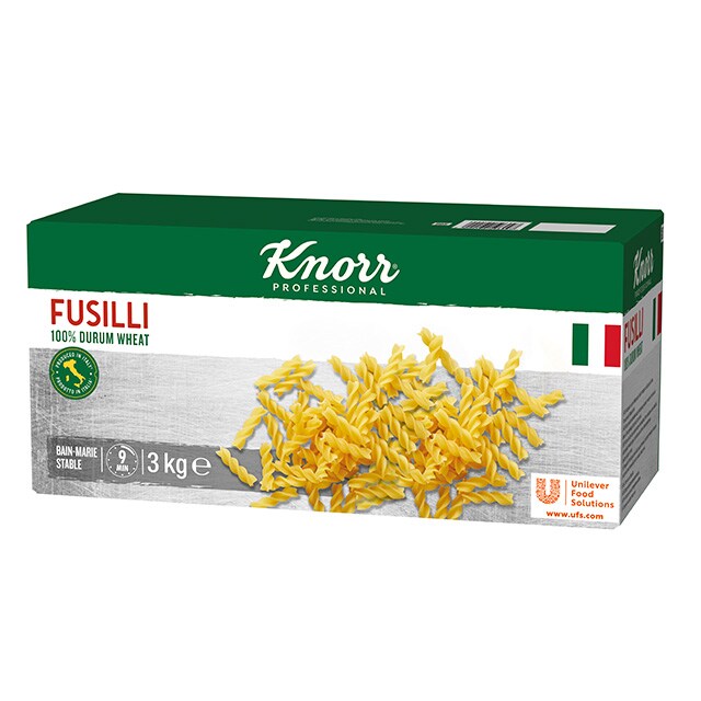 Knorr Fusilli Pasta Seca Caja 3 Kg - 