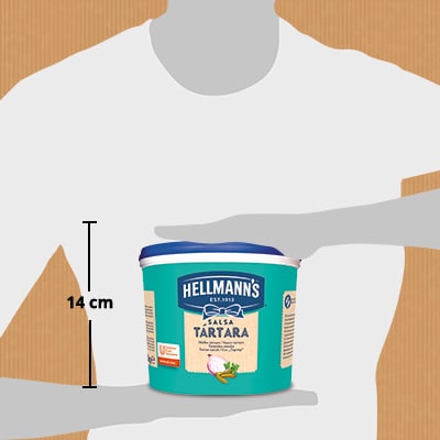 Hellmann's Salsa Tártara sin gluten cubo 3L - 