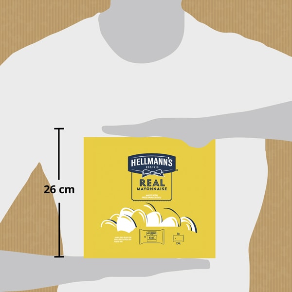 Hellmann's Mayonesa Dispensador sin gluten 2,25kg - Los dispensadores Hellmann's transmiten al cliente calidad y facilidad de uso