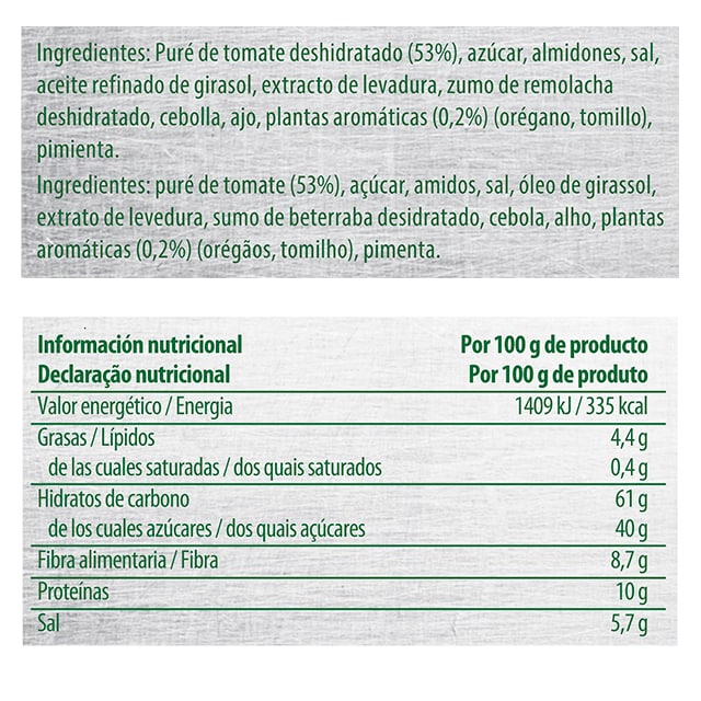 Knorr Salsa Pomodoro sin gluten 875g - Salsa de Pomodoro Knorr, sabor intenso y definido. Receta 100% acabada en tan solo 5 minutos. *Disponible en formato 875g y 10kg.