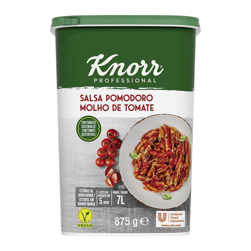 Knorr Salsa Pomodoro para pastas deshidratada bote 875g Sin Gluten - 