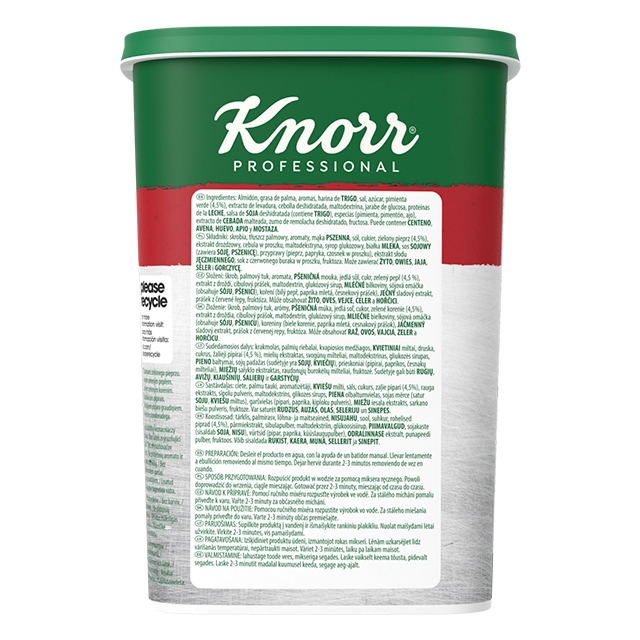 Knorr Salsa Pimienta Verde deshidratada bote 660g - 