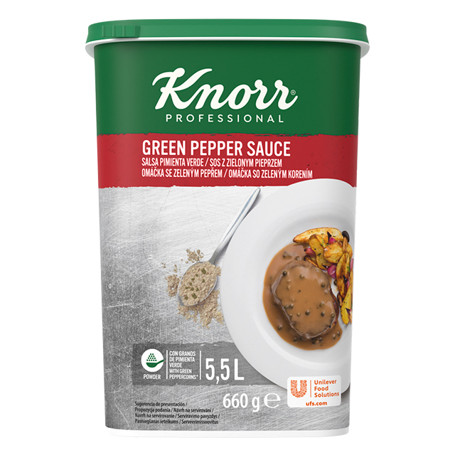 Knorr Salsa Pimienta Verde deshidratada bote 660g - 