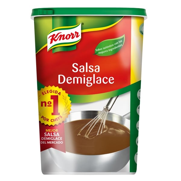 Knorr Salsa Demiglace deshidratada para carnes bote 900g - Demiglace Knorr, elegida la mejor salsa Demiglace del mercado*. Porque la mejor salsa empieza siempre con una buena base