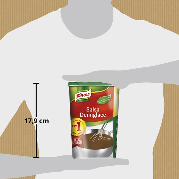 Knorr Salsa Demiglace deshidratada para carnes bote 900g - Demiglace Knorr, elegida la mejor salsa Demiglace del mercado*. Porque la mejor salsa empieza siempre con una buena base