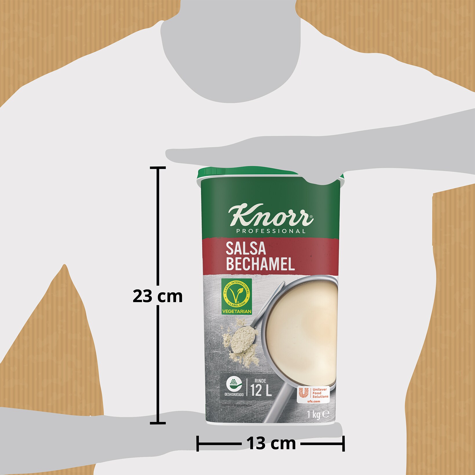 Knorr Salsa Bechamel deshidratada bote 1Kg - 
