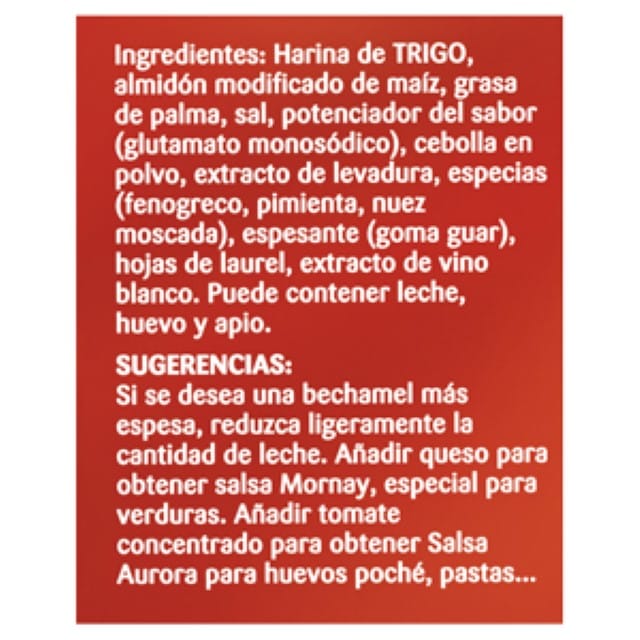 Knorr Salsa Bechamel deshidratada bote 715g - 