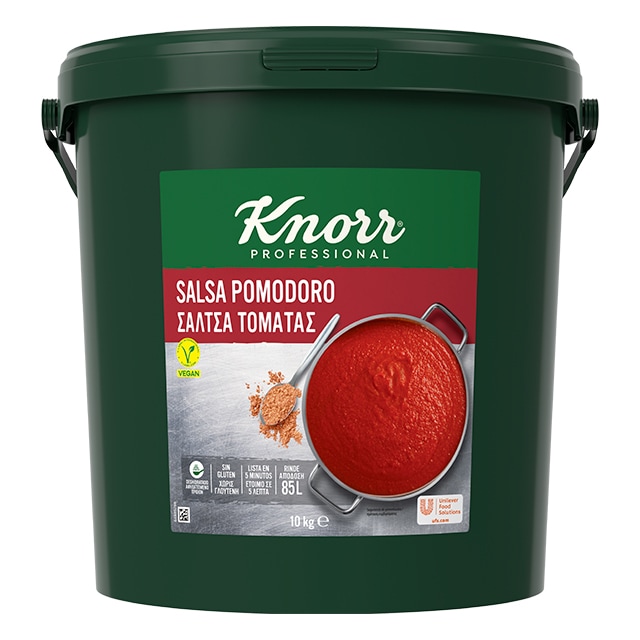 Knorr Salsa Pomodoro deshidratada sin gluten cubo 10kg - 