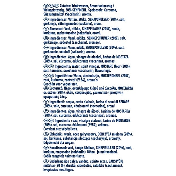 Mostaza Hellmann's Dispensador 2,5KG Sin Gluten - Los dispensadores Hellmann's transmiten al cliente calidad y facilidad de uso