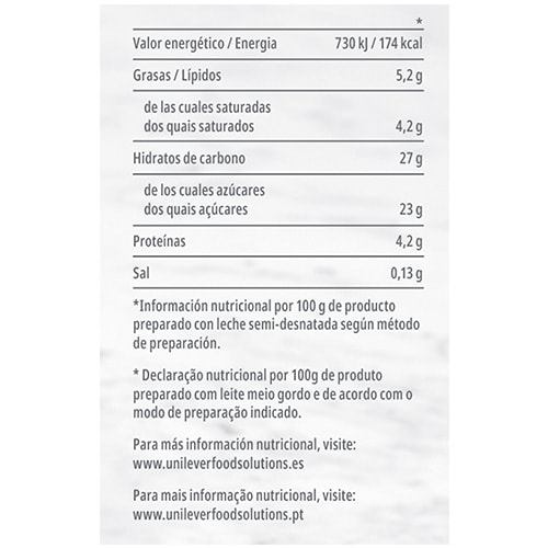 Carte d'Or Mousse sabor Fresa 45 raciones 690g - 