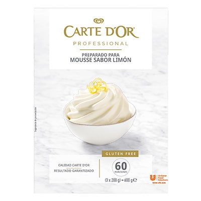 Mousse sabor Limon Carte d'Or 60 raciones Sin Gluten - 