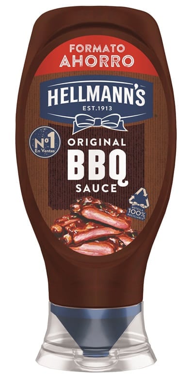 Salsa Barbacoa Hellmann's bocabajo 250ml - 