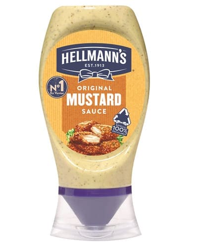 Hellmann's Mostaza Bocabajo sin gluten 250ml - 