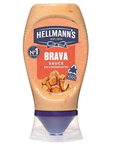 Salsa Brava Hellmann's bocabajo 250ml Sin Gluten - 