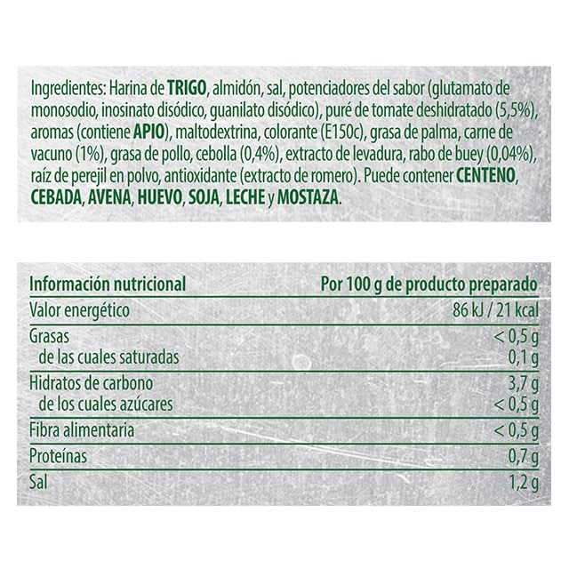Knorr Sopa de Rabo de Buey deshidratada bote 700g - 
