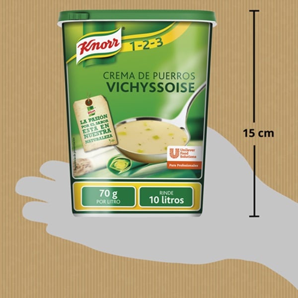 Knorr Crema de Puerros Vichyssoise bote 700g - 