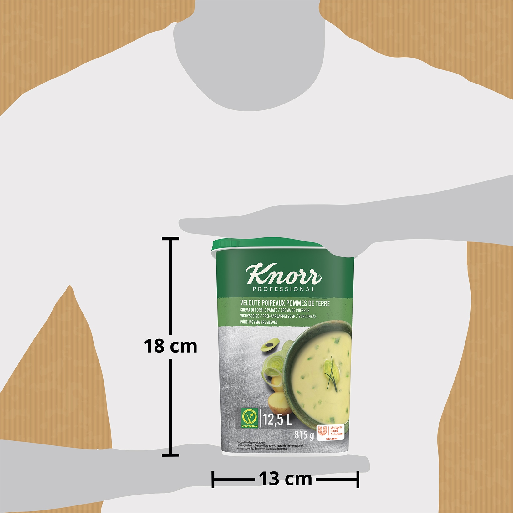 Knorr Crema de Puerros Vichyssoise bote 815g - 