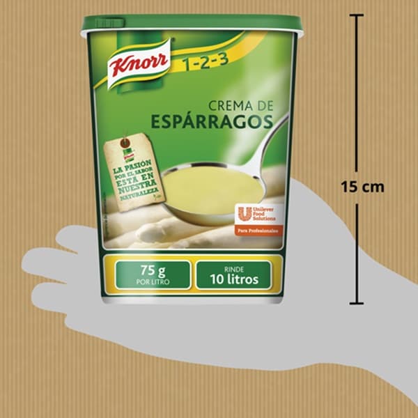 Knorr Crema de Espárragos deshidratada bote 750g - 