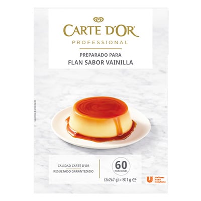 Flan de vainilla deshidratado Carte d'or 60 raciones - 