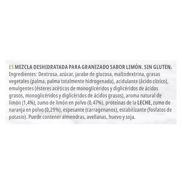 Carte d'Or Sorbete de Limón sin gluten 50 raciones 1,44kg - 