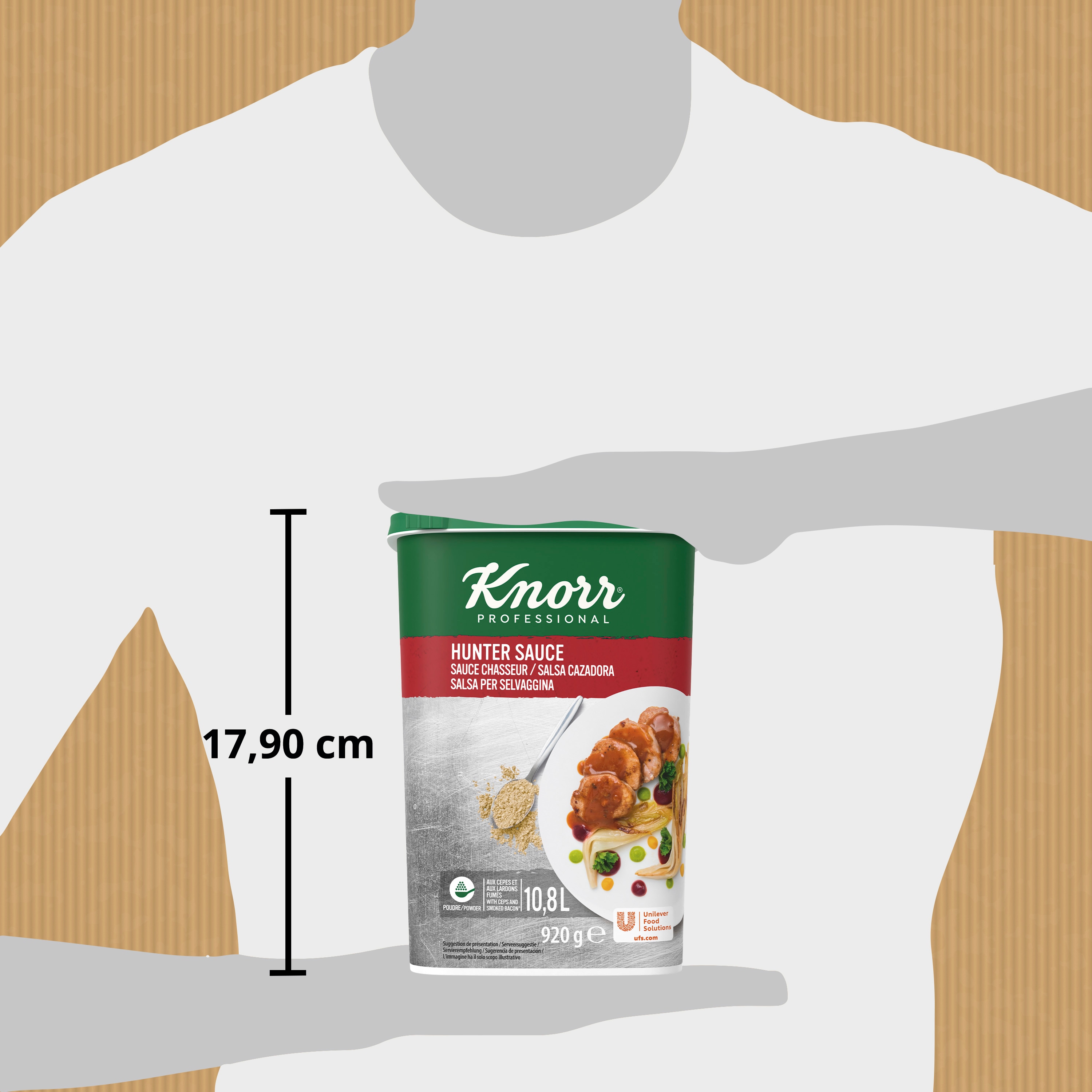 Knorr Salsa Cazadora deshidratada para carnes bote 920g - 