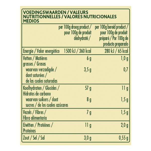 Knorr Puré de Patatas en frío bolsa 3kg - 