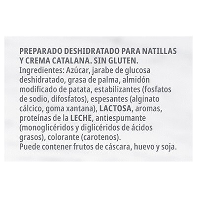 Carte d'Or Natillas/Crema Catalana sin gluten 36/24 raciones 516g - 