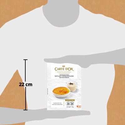 Carte d'Or Natillas/Crema Catalana sin gluten 36/24 raciones 516g - 