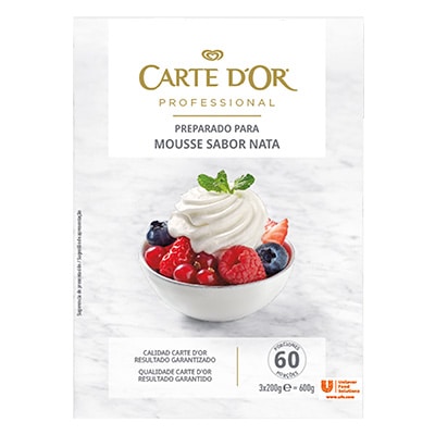 Mousse sabor Nata Carte d'Or 60 raciones - 