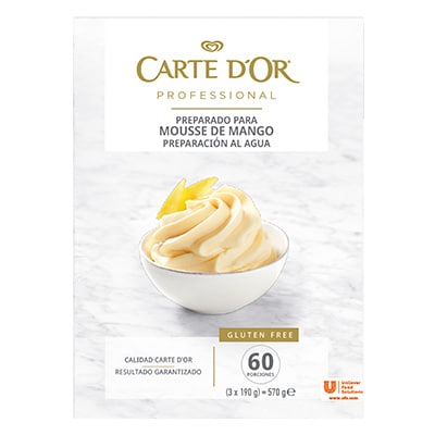 Carte d'Or Mousse de Mango sin gluten 60 raciones 570g - 