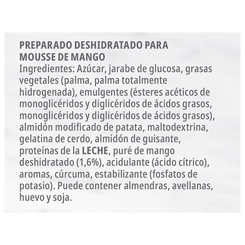 Carte d'Or Mousse de Mango sin gluten 60 raciones 570g - 