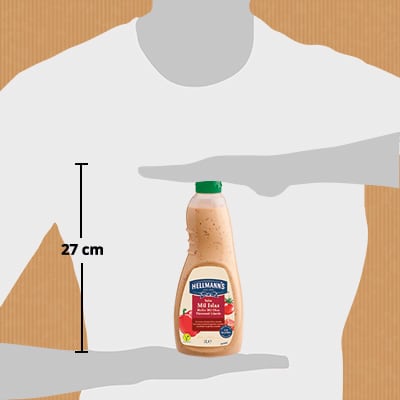 Hellmann’s Salsa para Ensalada Mil Islas sin gluten 1L - Nueva salsa para Ensalada Mil Islas Hellmann's, ahora sin gluten, el mejor ingrediente para inspirar tu creatividad