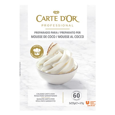 Mousse sabor Coco Carte d'Or 60 raciones - 