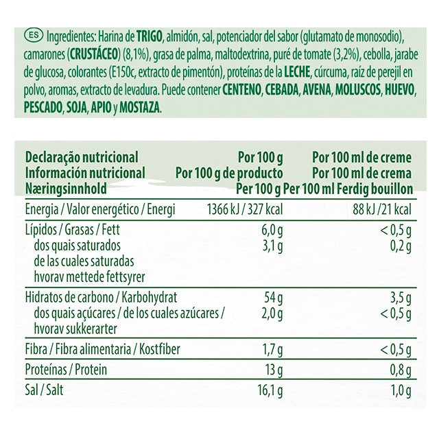 Knorr Crema de Marisco deshidratada bote 683g - 