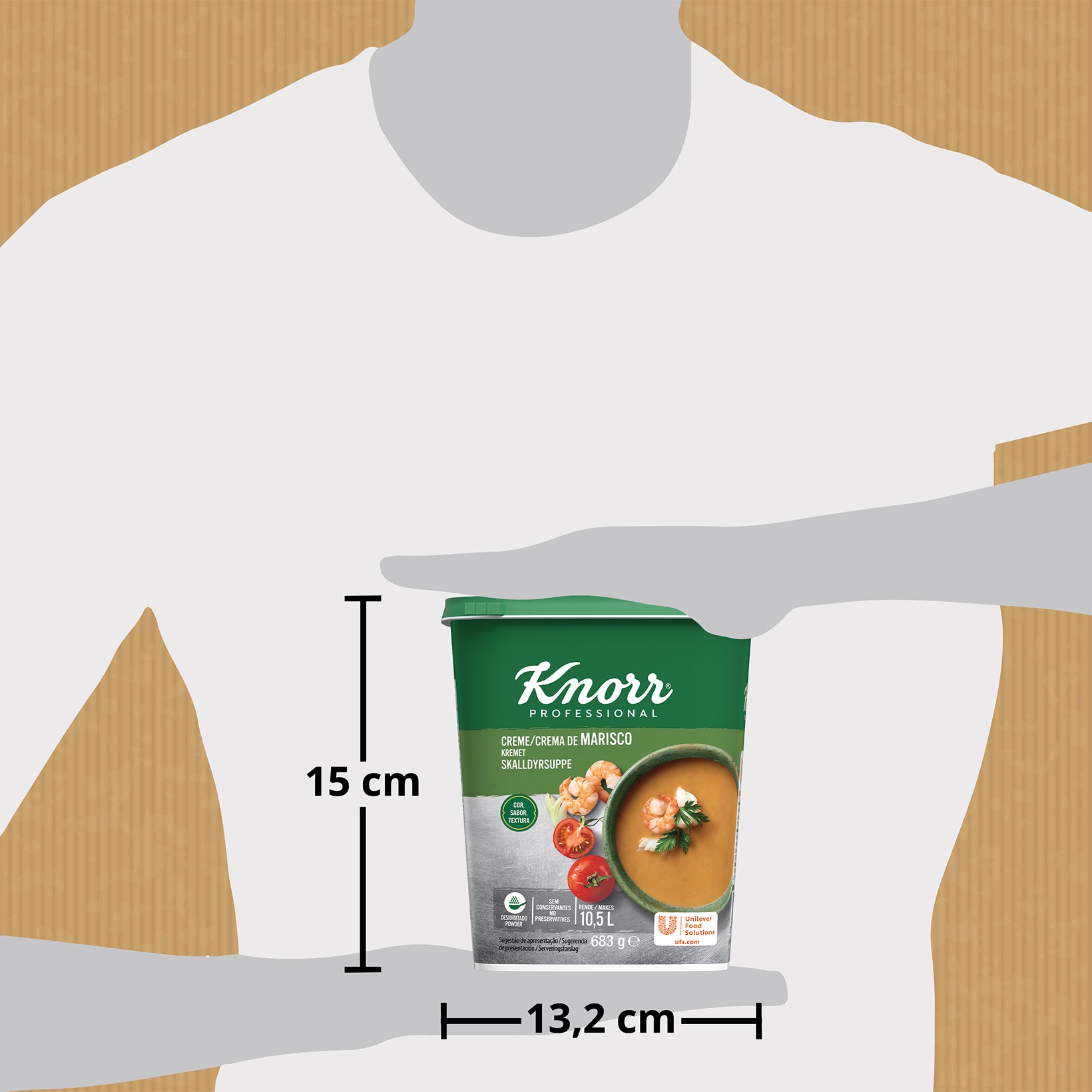 Knorr Crema de Marisco deshidratada bote 683g - 