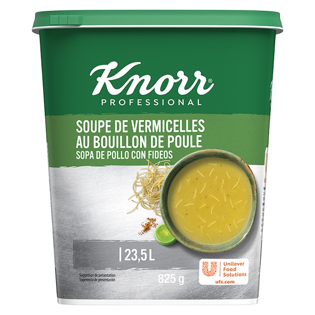 Knorr Sopa de Pollo Con Fideos deshidratada bote 825g - 