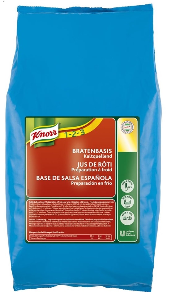 Knorr Salsa Base Española en frío deshidratada SinGluten 3Kg - 