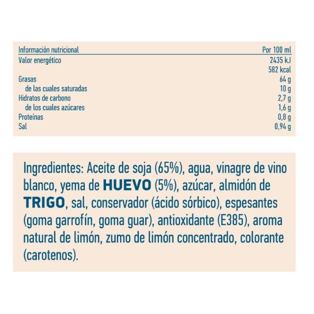 Hellmann’s Tradicional y Cremosa mayonesa sin gluten cubo 5L - Hellmann's Tradicional y Cremosa: textura delicada y el sabor de una mayonesa casera.