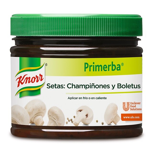 Knorr Primerba Champiñones y Boletus sin gluten bote 340g - 