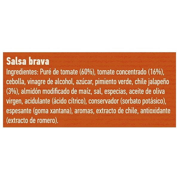 Hellmann's Salsa Brava sin gluten botella 850ml - Salsa Especial Brava Hellmann’s. Nuevos sabores en un práctico envase