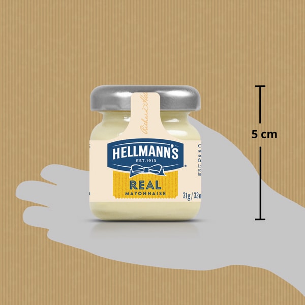 Hellmann's Mini tarro cristal Mayonesa - 