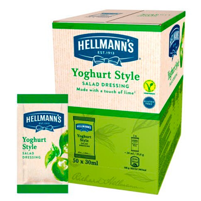 Monodosis ensalada Hellmann's Yogur. Sin Gluten - 