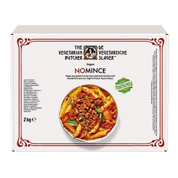 The Vegetarian Butcher NoCarne Picada Vegana Caja 2kg - Ofrece en tu menú la NoCarne Picada de The Vegetarian Butcher. "Tan jugosa como el pollo, más tierna que el cerdo y 100% vegetariana" Jaap Korteweg, fundador de The Vegetarian Butcher.