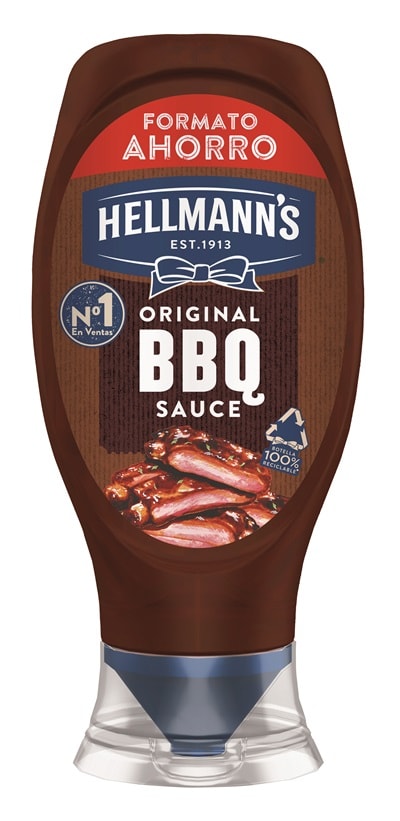 Salsa Barbacoa Hellmann's bocabajo 430ml - 