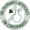 Sin colorantes artificiales sin conservantes