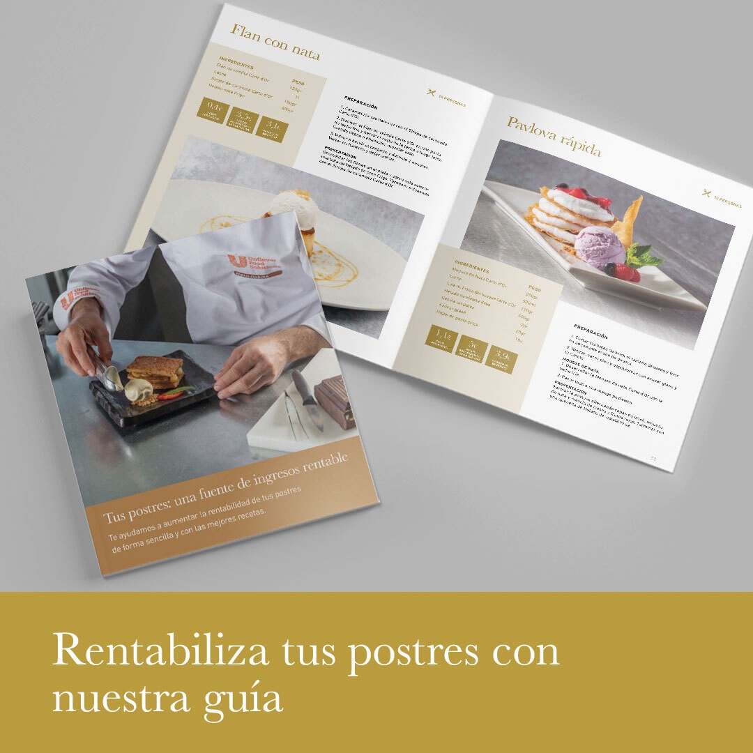 ¡Haz tus postres todavía más rentables!