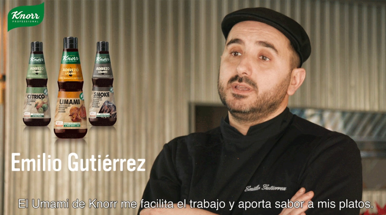 chef emilio with aderezo umami knorr