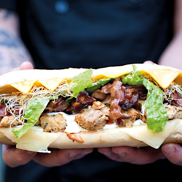 Los bocadillos originales gourmet son tendencia