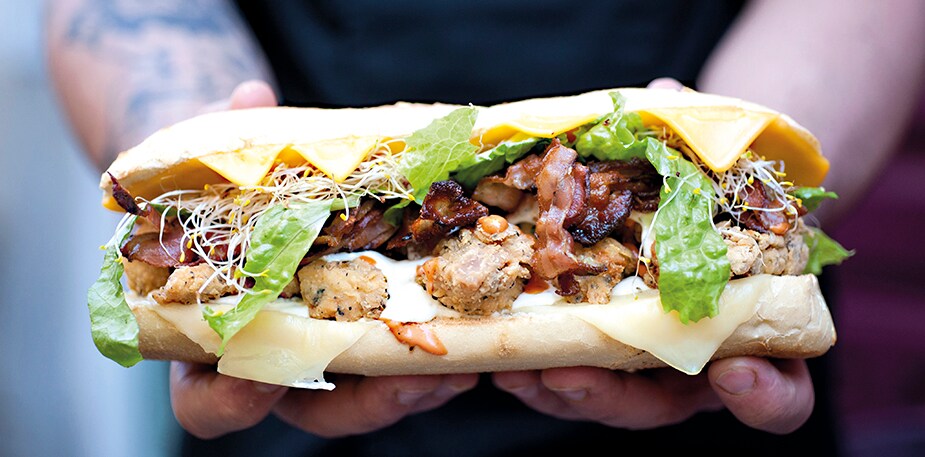 Los bocadillos originales gourmet son tendencia